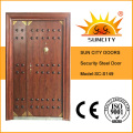 Стиль Египта безопасность металлическая дверь для наружной отделки (СК-нажатии s002)
